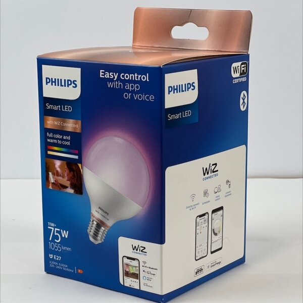 Smarte LED-Lampe, E27, 11 Watt, 1055lm, 2200 – 6500K – Philips