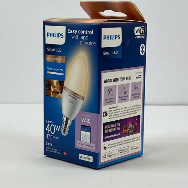 Leuchtmittel Philips LED E14 Smarthome WIZ 4,9 Watt CCT 470 Lumen