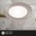 Einbauleuchten Briloner 3er Set LED Nickelmatt IP44 6 Watt Neutralweiß Einbaulampen
