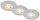 Einbauleuchten Briloner 3 x 4,9 Watt LED IP65 Einbauspots Chrom matt 480 Lumen