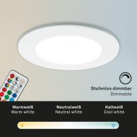 Einbauleuchten Briloner 3 x 4,8 Watt Weiß IP65...