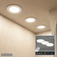 LED Einbauspots Einbauleuchte Memory, Weiß,...