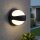 Außenleuchte Akzent Licht D03 Wandlampe 13 Watt LED Schwarz Außenlampe IP65 Aluminium 1200 Lumen