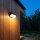 Außenleuchte Akzentlicht D01 Wandlampe 9 Watt LED Schwarz Gartenleuchte IP65 Alu