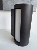 Außenleuchte Akzentlicht D05 Wandlampe 13 Watt LED Aluminium IP65 Schwarz