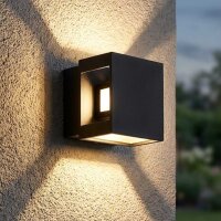Außenwandleuchte Akzentlicht D07 Schwarz 12 Watt...
