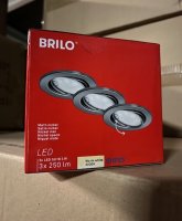 30 Stück Einbauleuchte Briloner Fit LED Einbaulampe...