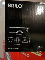 LED Einbauleuchten Fit, Nickelmatt, Bohrloch 6,8 cm, 3x3W, 3000K, schwenkbar – Briloner