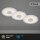 Einbauleuchte Briloner 3 x 6 Watt LED Aluminium IP44 Einbauspot warmweiß