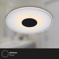 Einbauleuchte Briloner 3er Set 6 Watt LED Schwarz Einbauspot IP44 650 Lumen