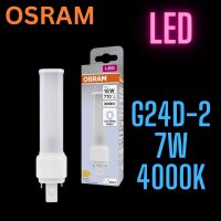 Leuchtmittel Osram G24d-2 LED 7 Watt 4000K