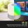 Akku-Tischleuchte Briloner LED Mini Tischlampe USB-Anschluss RGB IP44 Tischleuchte
