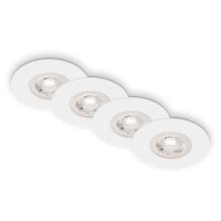 LED Einbauleuchten Kulana, Weiß-Matt, Bohrloch 6,8...