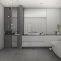 BRILONER KULANA 4er LED Einbaustrahler | Chrom-Matt, Ultraflach & IP44
