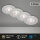 BRILONER KULANA 4er LED Einbaustrahler | Chrom-Matt, Ultraflach & IP44