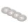 BRILONER KULANA 4er LED Einbaustrahler | Chrom-Matt, Ultraflach & IP44