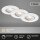 Einbauleuchten Briloner 3 x 4,9 Watt LED Weiß dimmbar Einbauspots 480 Lumen