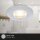 Einbauleuchten Briloner 3 x 3,6 Watt LED IP44 Chrom matt Einbauspot 340 Lumen