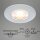 Einbauleuchten Briloner 3 x 3,6 Watt LED IP44 Chrom matt Einbauspot 340 Lumen