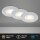 LED Einbaulampen, Chrom matt, 3x3,6W, 340lm, 3000K, IP44, Ø 6,5 cm – Briloner