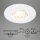 Einbauleuchten Briloner 3 x 3,6 Watt LED IP44 Weiß Einbauspots 340 Lumen