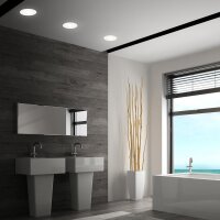 Einbauleuchte Briloner 3 x 4,9 Watt LED Weiß IP44 Einbaulampe CCT