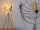 Stehleuchte Eco-Light grid Anthrazit Standlampe Drahtkorb Luce Ambiente