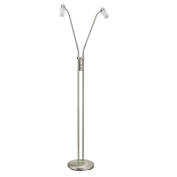 Stehleuchte Max, Stahl, 2x4W, 23 x 157 cm – LeuchtenDirekt