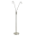 Stehlampe Max, Stahl, 2x4W, 3000K, Glas, 23 x 157 cm – LeuchtenDirekt
