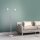 Stehleuchte Max, Stahl, 2x4W, 23 x 157 cm – LeuchtenDirekt