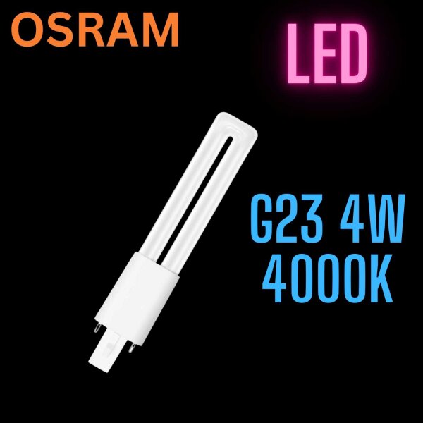 Leuchtmittel Osram G23 LED 4 Watt 4000K