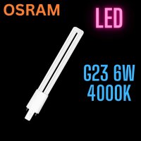 Leuchtmittel Osram G23 LED 6 Watt 4000K