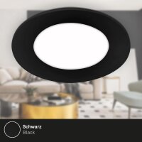 Einbauleuchten Briloner 3 x 3 Watt LED Schwarz Spots Einbaulampen