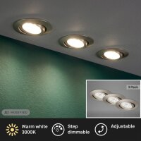 Einbauleuchte Briloner 3 x 3,5 Watt LED Einbauspot...