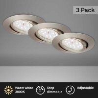 Einbauleuchte Briloner 3 x 3,5 Watt LED Einbauspot...