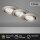 Einbauleuchte Briloner 3 x 3,5 Watt LED Einbauspot dimmbar über Schalter 3er Set je 350 Lumen Nickelmatt beweglich warmweiß