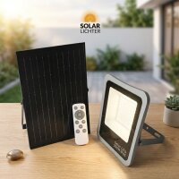 Solar-Lichter ENERGY XL LED Solar Strahler Schwarz 200W...