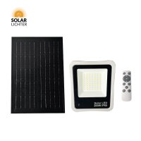 Solar-Lichter ENERGY XL LED Solar Strahler Schwarz 200W 1200lm Fernbedienung Warmweiß IP65
