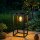 Solar Laterne BODHU XL: 32cm, schwarze Outdoor-Leuchte von Solar-Lichter, stilvolle Gartenbeleuchtung.