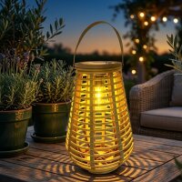 Nordlicht Professional LED Solar Laterne Bastfarben...