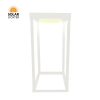 Solar Gartenleuchte TIMIKA weiss 33cm Außenlampe Außenleuchte von Solar-Lichter