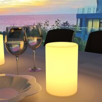 Solar-Lichter Terrassa LED Solar Kerze Weiß 10,1cm Flacker-Effekt 3000K IP44