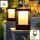 Solar-Lichter BORNEO 2-in-1 LED Solar Wegeleuchte Schwarz Eisen 25cm Erdspieß 3000K IP44