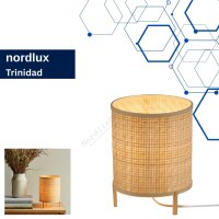Tischleuchte Nordlux Trinidad Bambus Tischlampe Naturstil