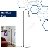 Stehleuchte Nordlux Paco skandinavische Stehlampe schwarz