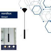 Pendelleuchte Nordlux Omari LED 3,2 Watt Hängelampe dimmbar Schwarz