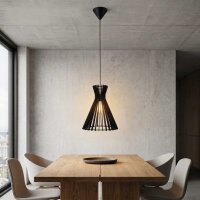 Pendelleuchte Groa 34, Schwarz, E27 max. 60W (exkl.), Ø 34 cm – Nordlux