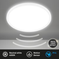Deckenleuchte Briloner 22 Watt LED Sensor Deckenlampe...