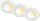 Einbauleuchten Briloner 3 x 4,9 Watt LED Weiß Einbauspot Lichtfarbe wählbar IP44 430 Lumen