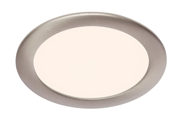 Einbauleuchte Briloner LED Einbau-Panel 12 Watt Silber IP44 Neutralweiß